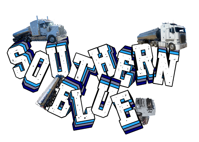 Southern Blue Fleet of trucks. Kids clothing range