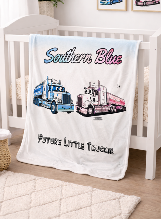 Future Little Truckie Kids Blanket