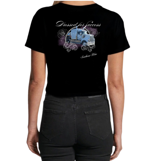 Dressed for Success Cropped T-Shirt