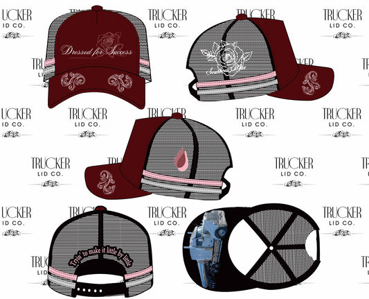 Dressed for Success Trucker Hat - Southern Blue X Trucker Lid Co