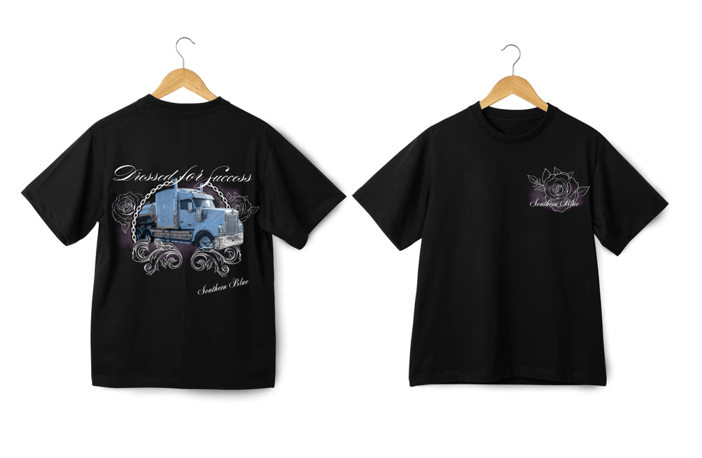 Dressed for Success T-shirt - Southern Blue