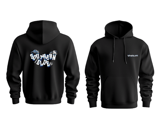Kids Fleet Hoodie - Southern Blue