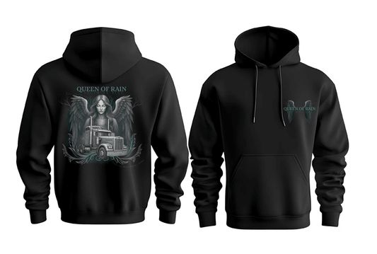 Queen of Rain Hoodie - Southern Blue