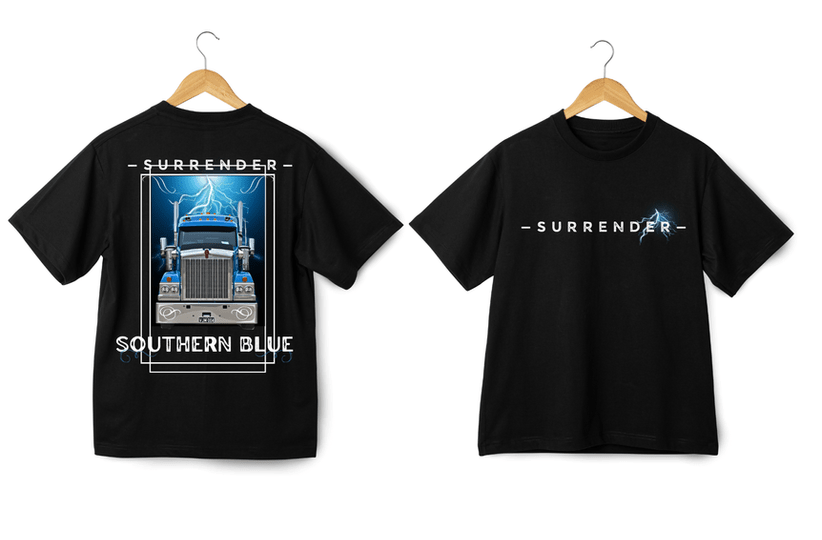 Surrender T- shirt - Southern Blue