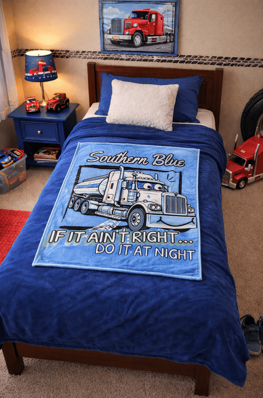Western Star Southern Blue Kids Blanket - Southern Blue