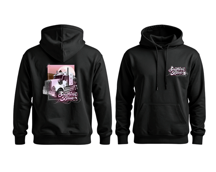 What’s She Like Hoodie - Southern Blue