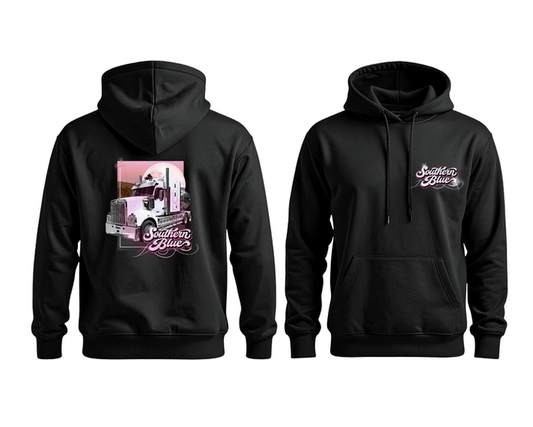 What’s She Like Hoodie - Southern Blue
